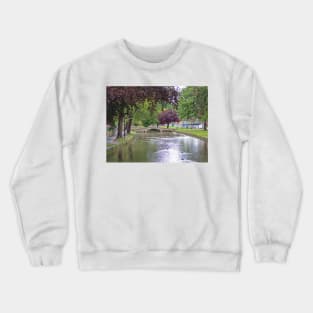 Bourton on the water, Gloucestershire, England Crewneck Sweatshirt